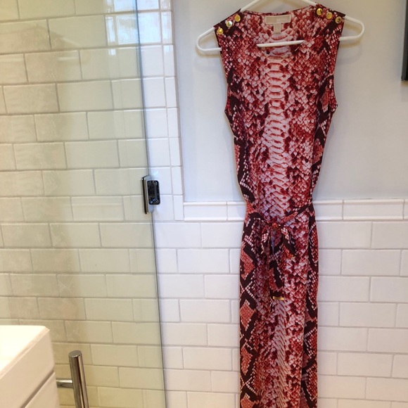 Michael Kors Dresses & Skirts - Brand new Belted Michael Kors printed Maxi Dress